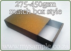 Match box base and sleeve